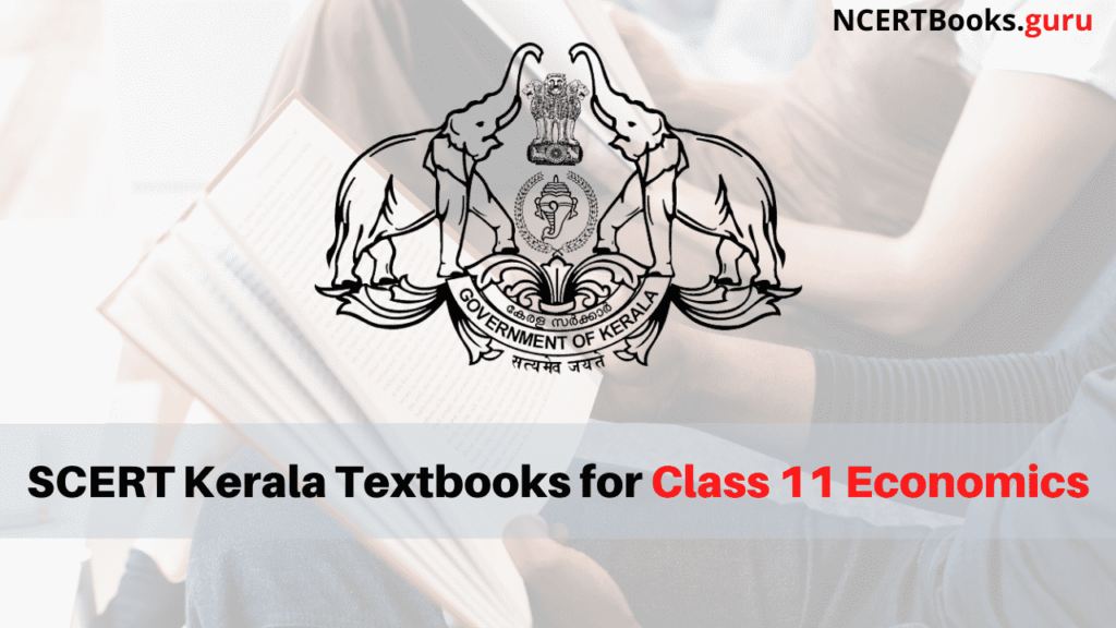 SCERT Kerala Books for Class 11 Economics