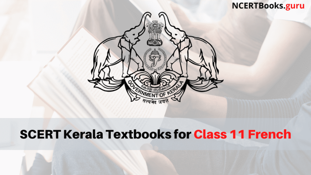 SCERT Kerala Books for Class 11 French
