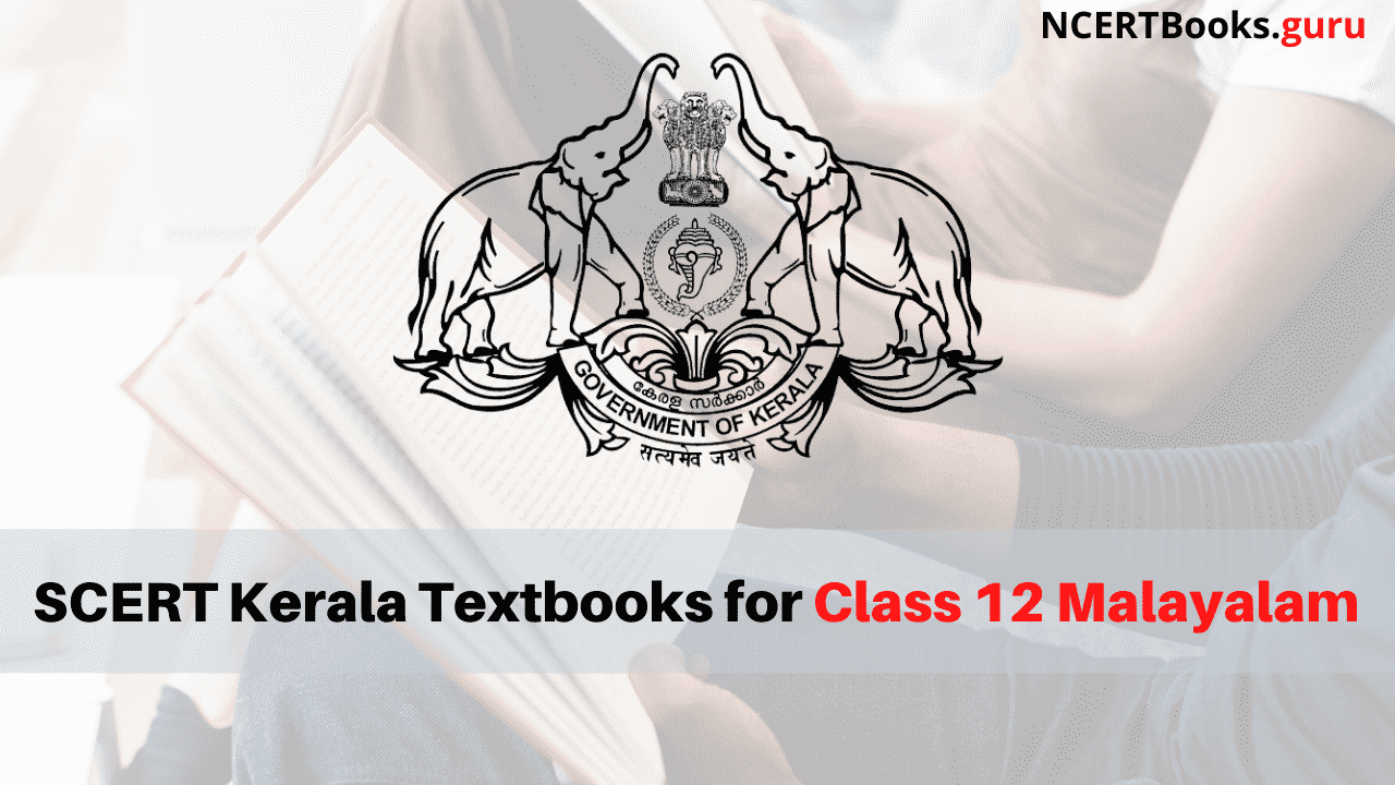SCERT Kerala Books for Class 12 Malayalam