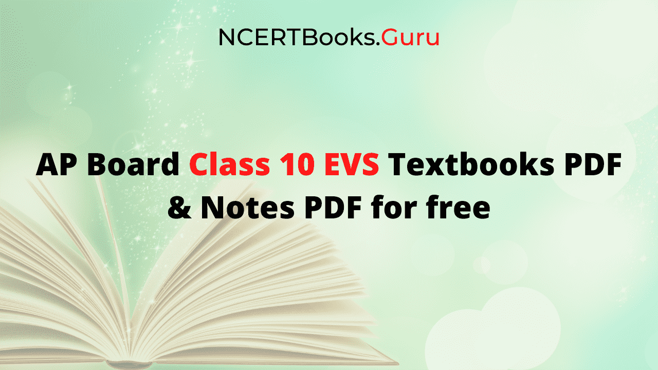 AP SCERT Class 10 EVS Books | Andhra Pradesh Board 10th Class EVS ...