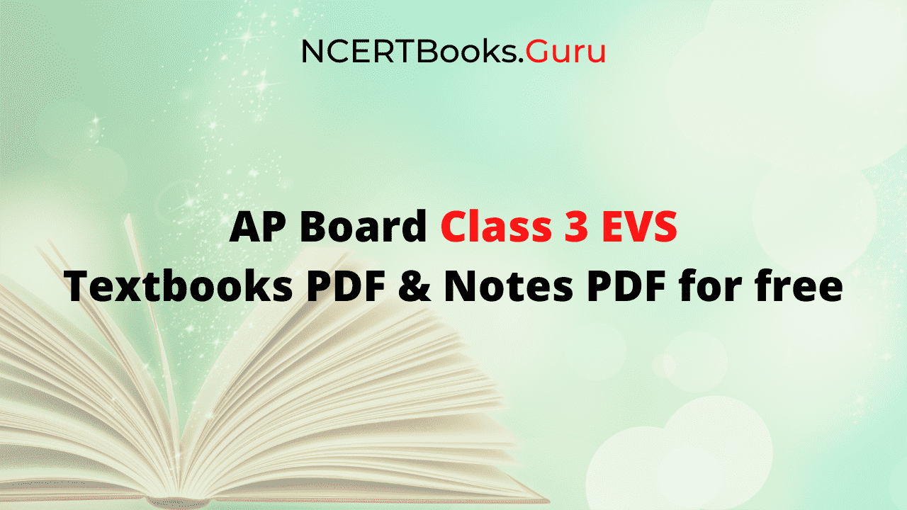AP SCERT Class 3 EVS Books