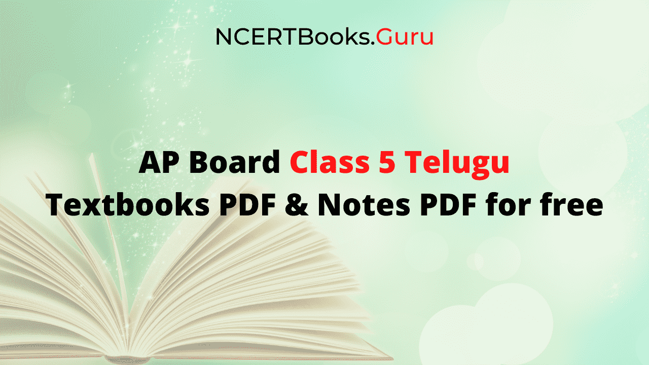 AP SCERT Class 5 Telugu Books
