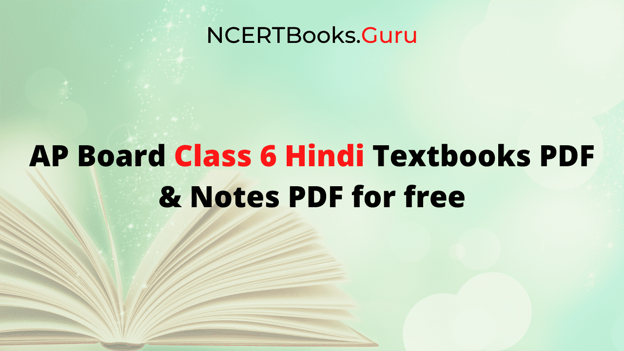 AP SCERT Class 6 Hindi Books