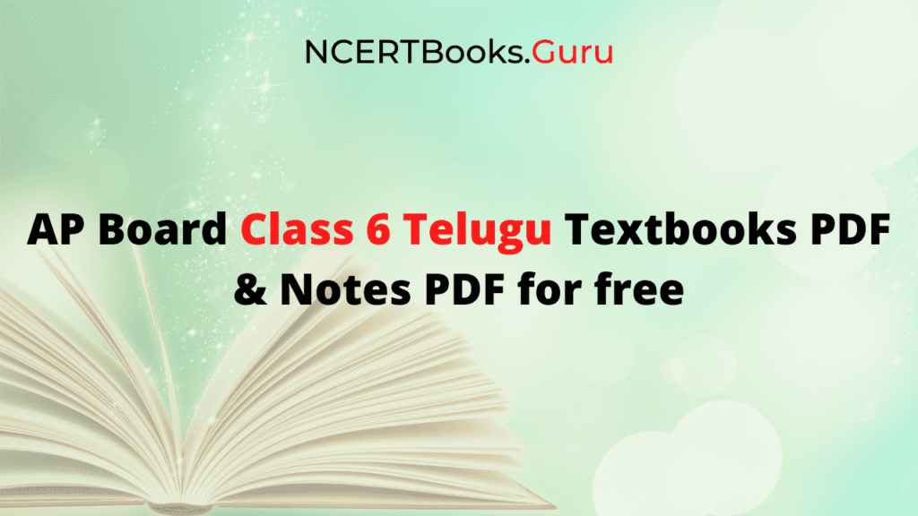 AP SCERT Class 6 Telugu Books