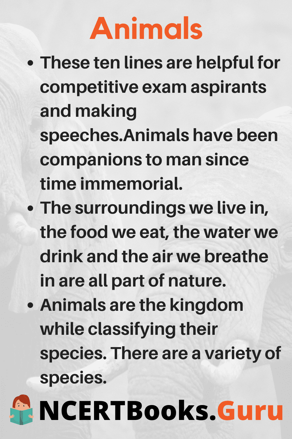 sea animals essay