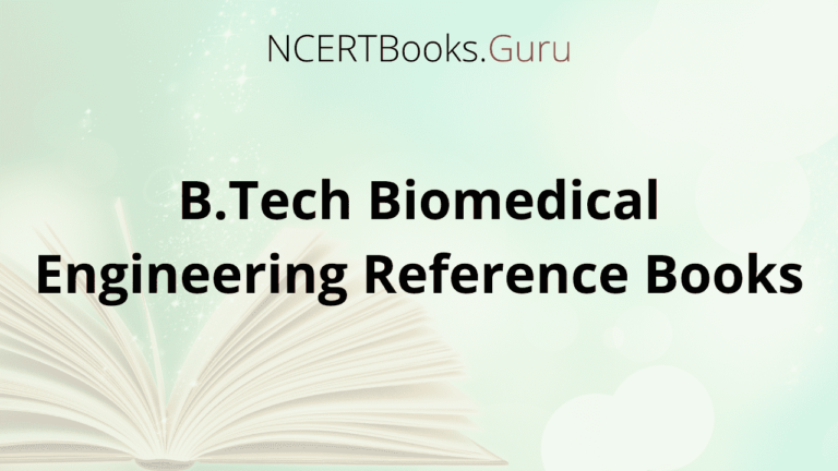 Biomedical Ref B.Tech Biomedical Engineering Reference Books 2020 PDF & Recommended ...