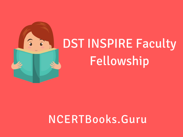DST INSPIRE Faculty Fellowship