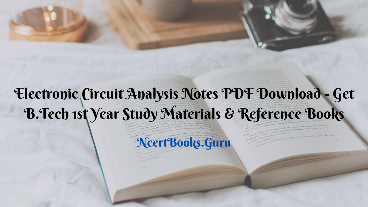 Electronic Circuit Analysis