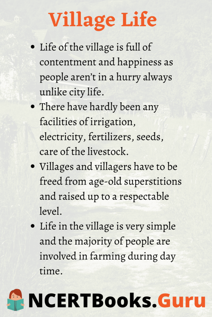 essay on small village