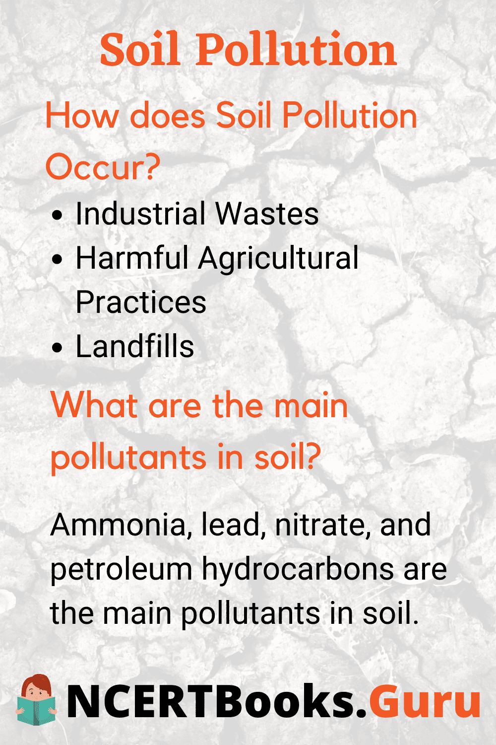 How does Soil Pollution Occur