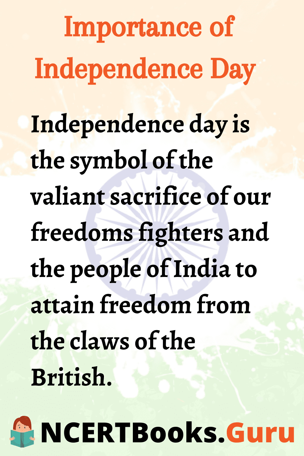 independence day essay for class 1