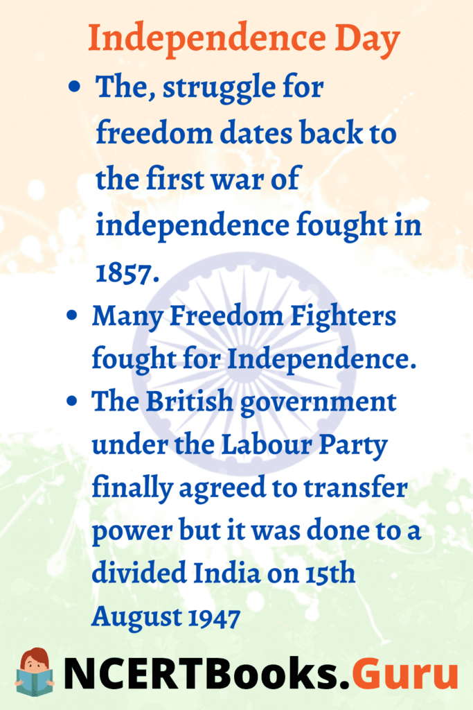 top essay on independence day