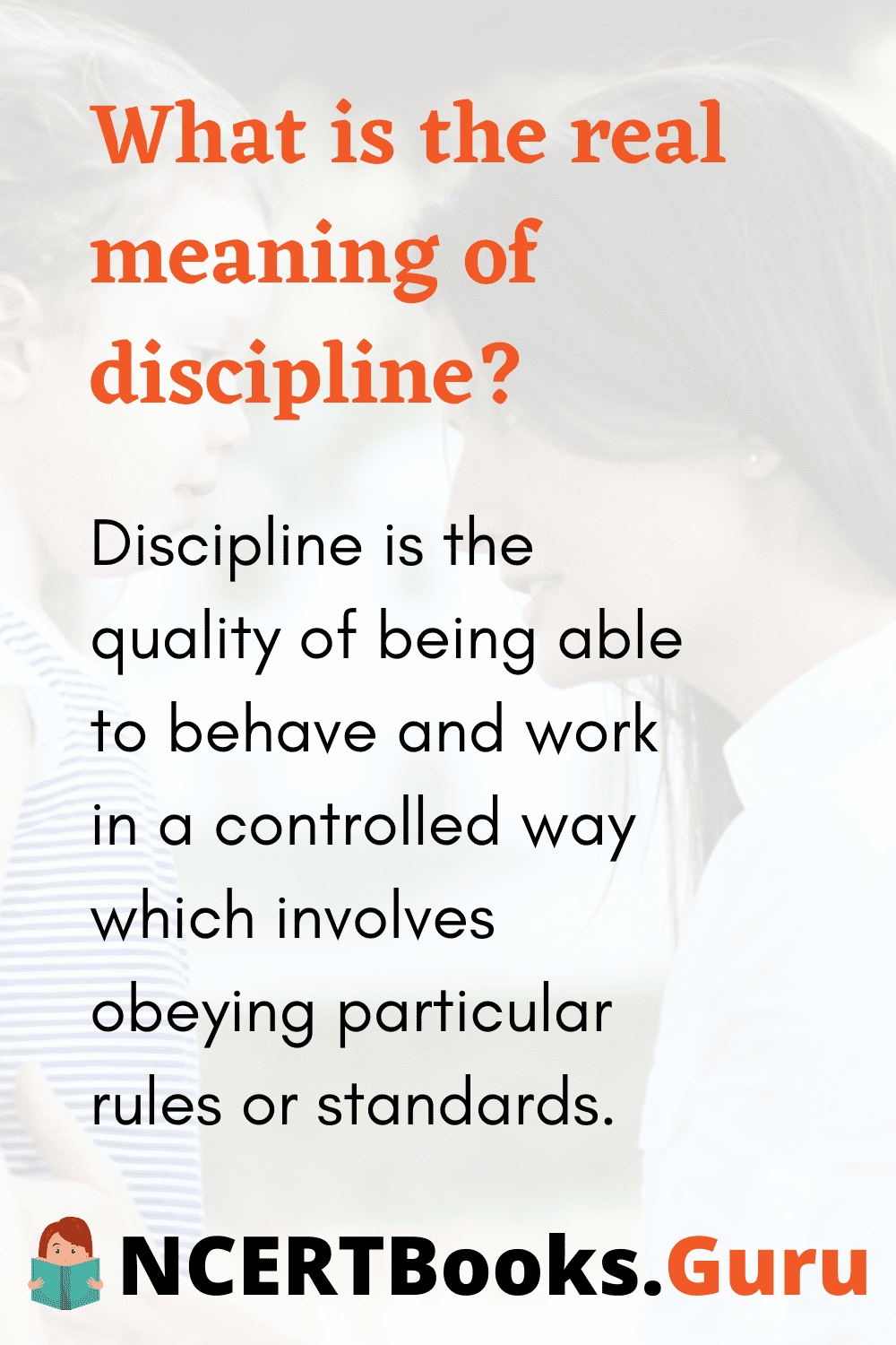 topic on discipline in english