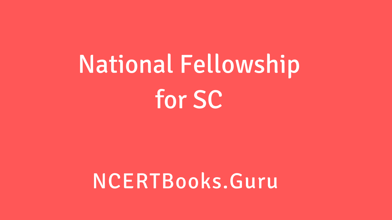 National Fellowship for SC