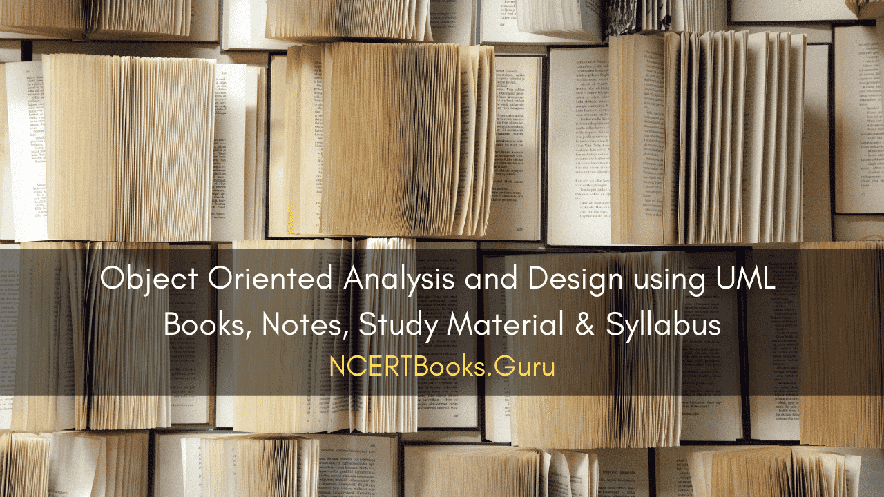 Object Oriented Analysis and Design using UML