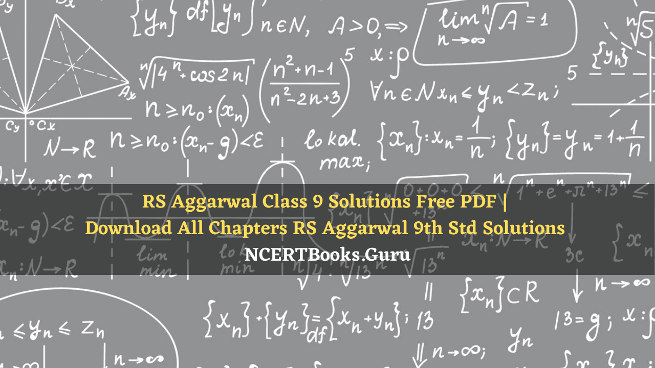 RS Aggarwal Class 9 Solutions