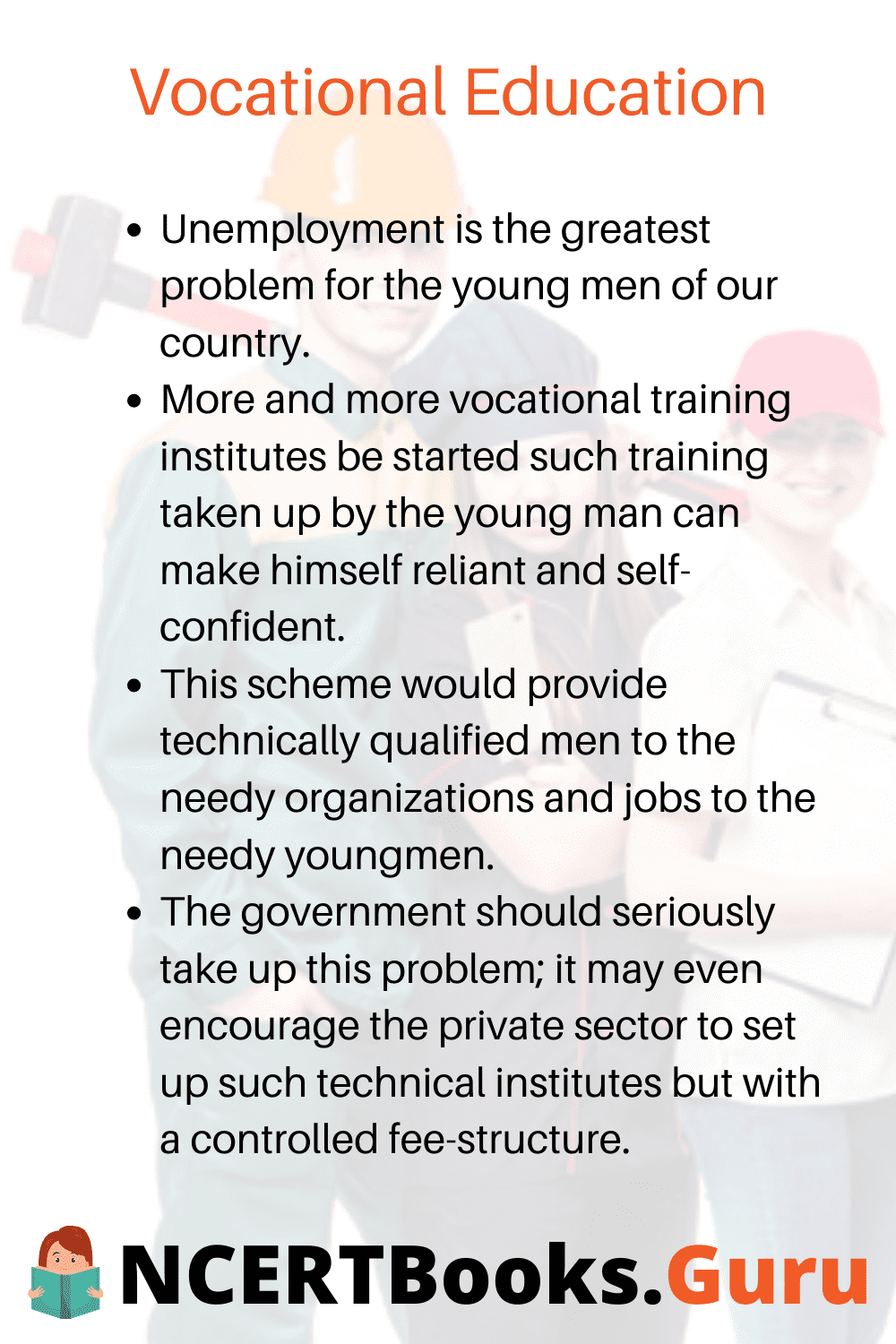 paragraph on importance of vocational education