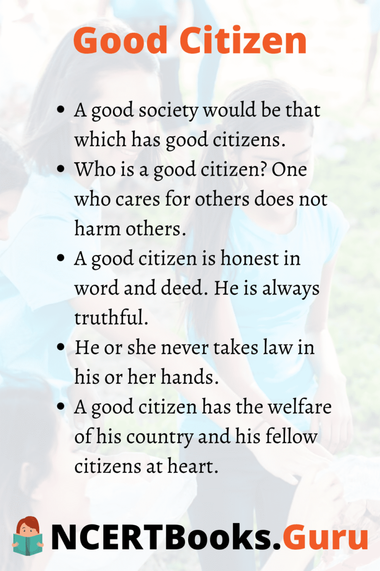 how to be a good citizen essay 50 words