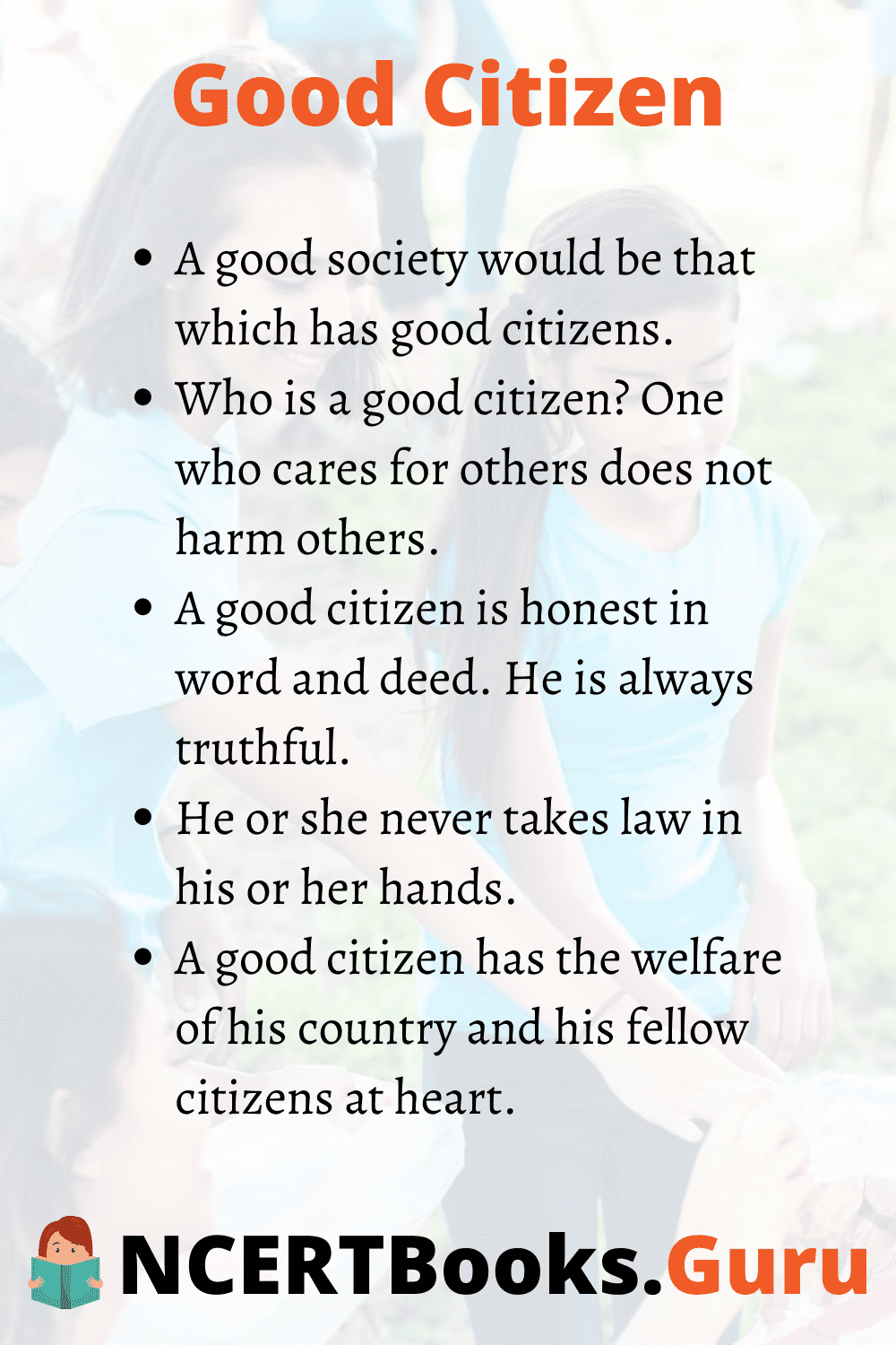 meaning of good citizen essay