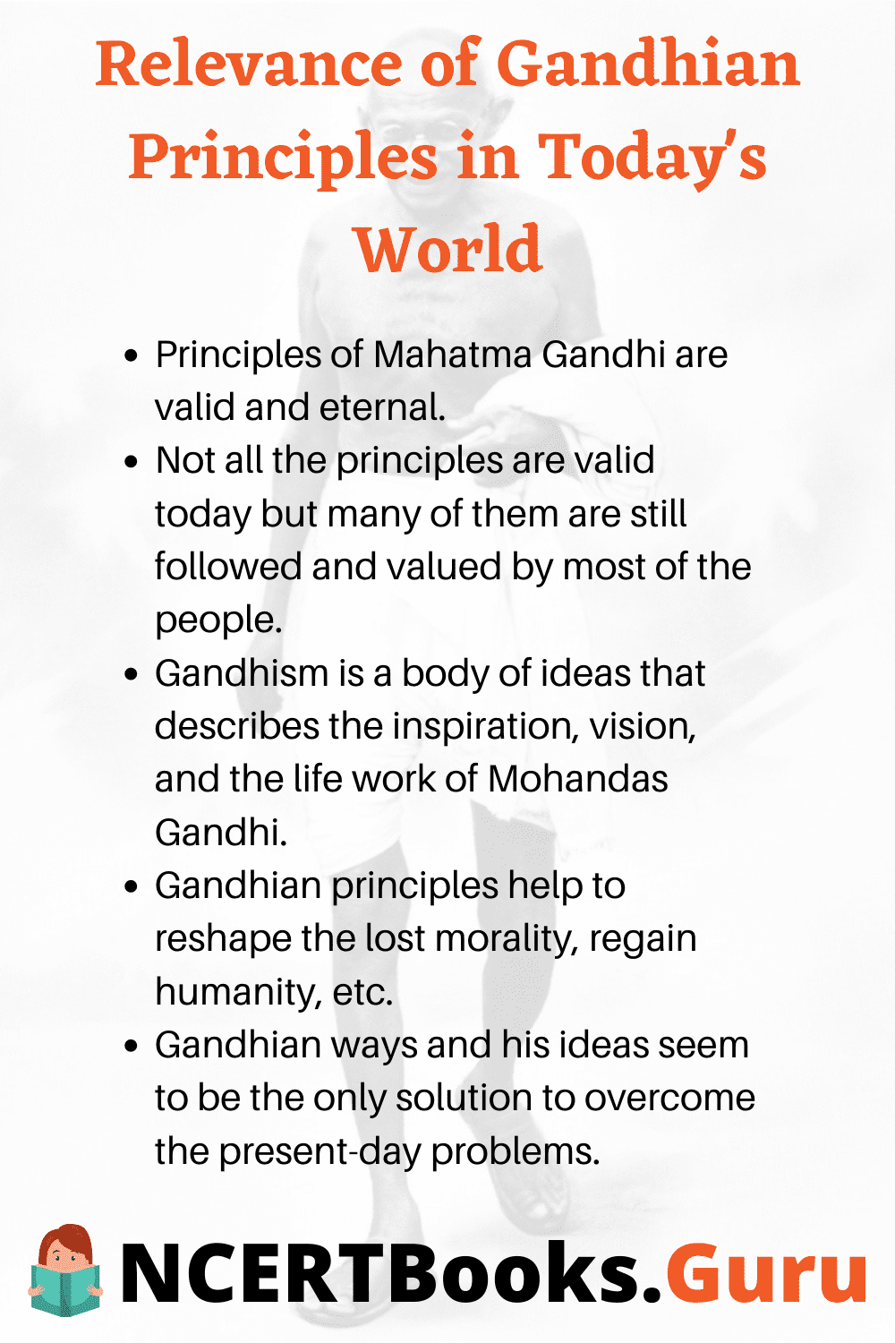 Essay on Relevance of Gandhian Principles in Today’s World