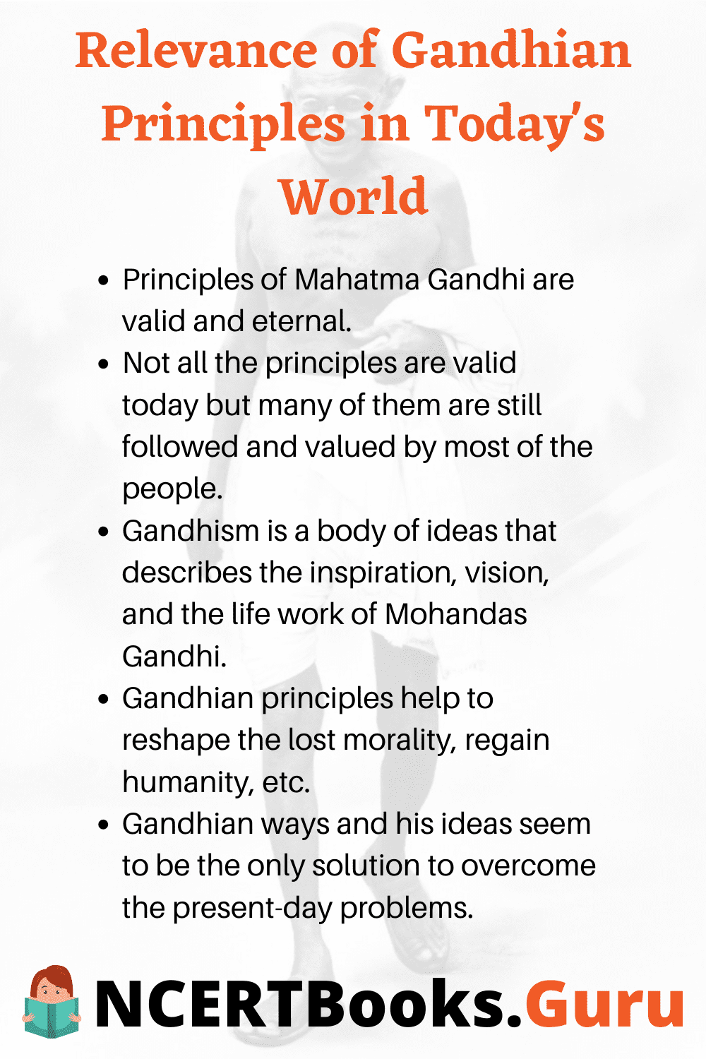 essay on gandhian values