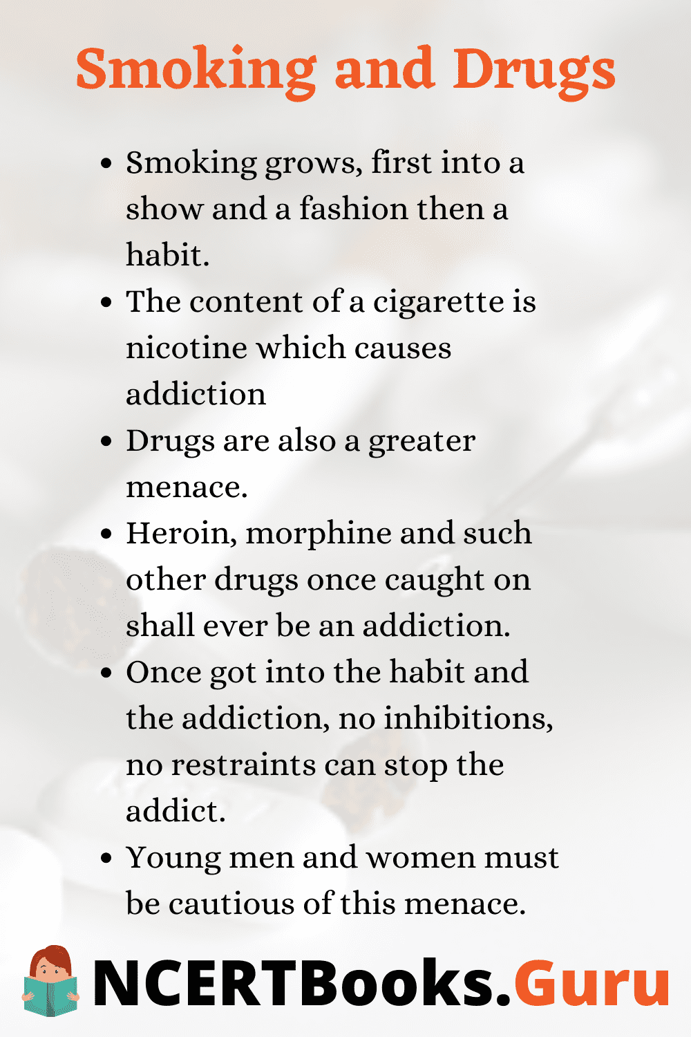 an essay about smoking