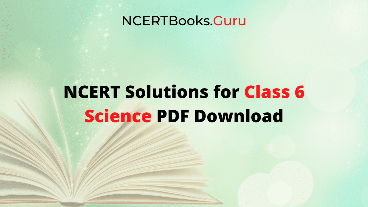 Free NCERT Solutions for Class 6 Science PDF