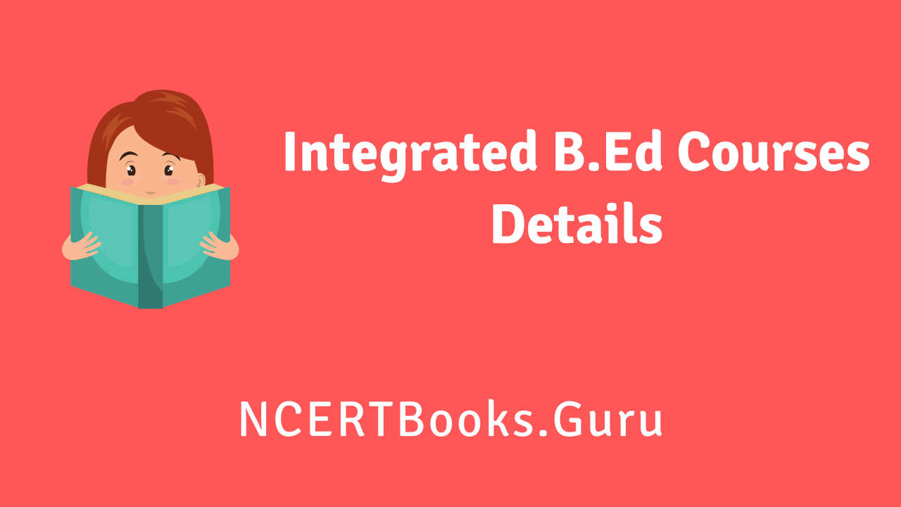 Integrated B.Ed Courses