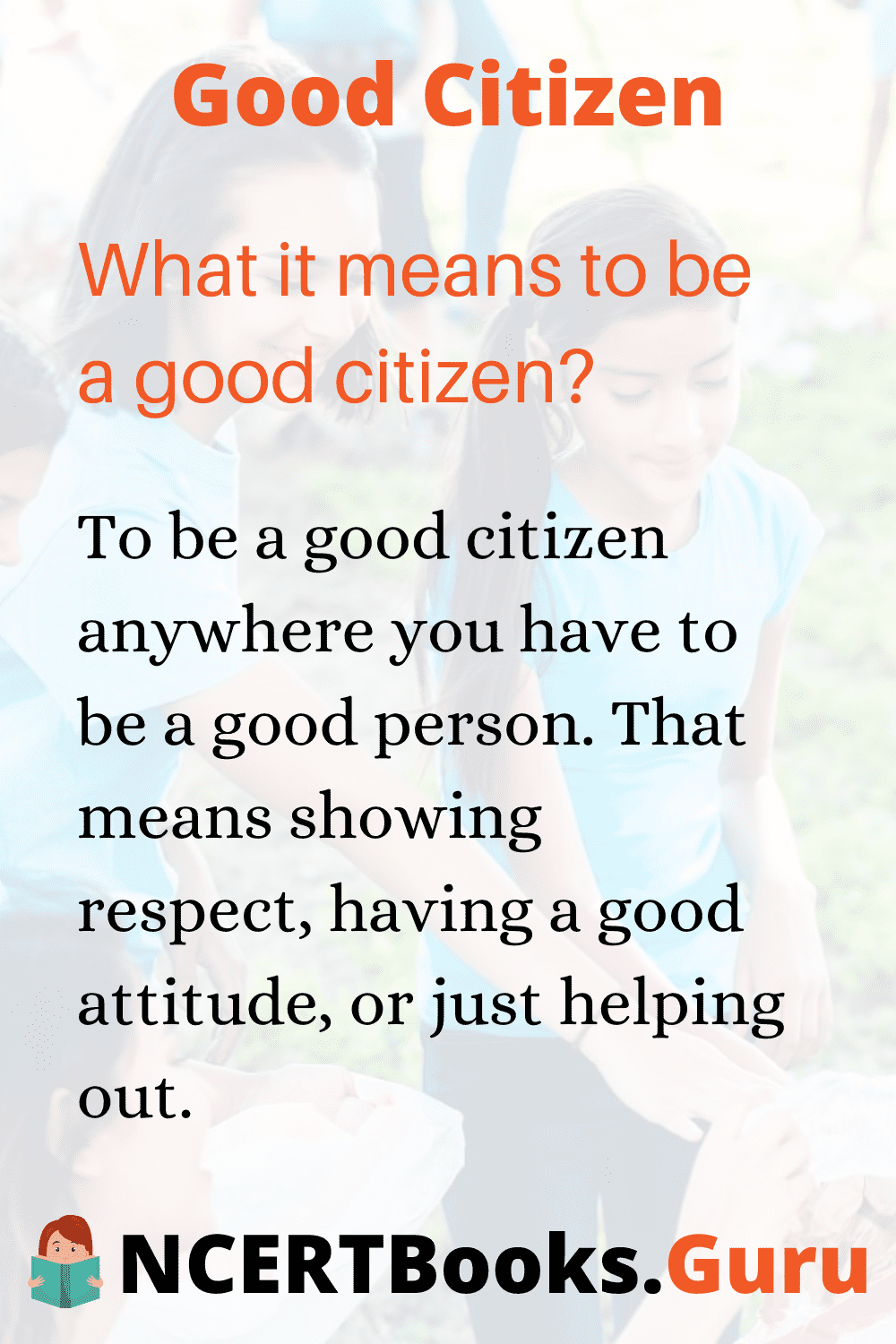 short note on responsibilities of a good citizen