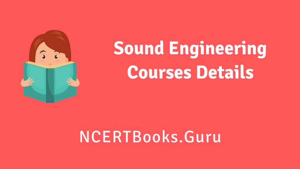 Sound Engineering Courses