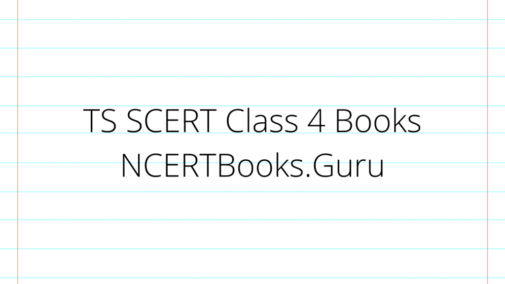 TS SCERT Class 4 Books