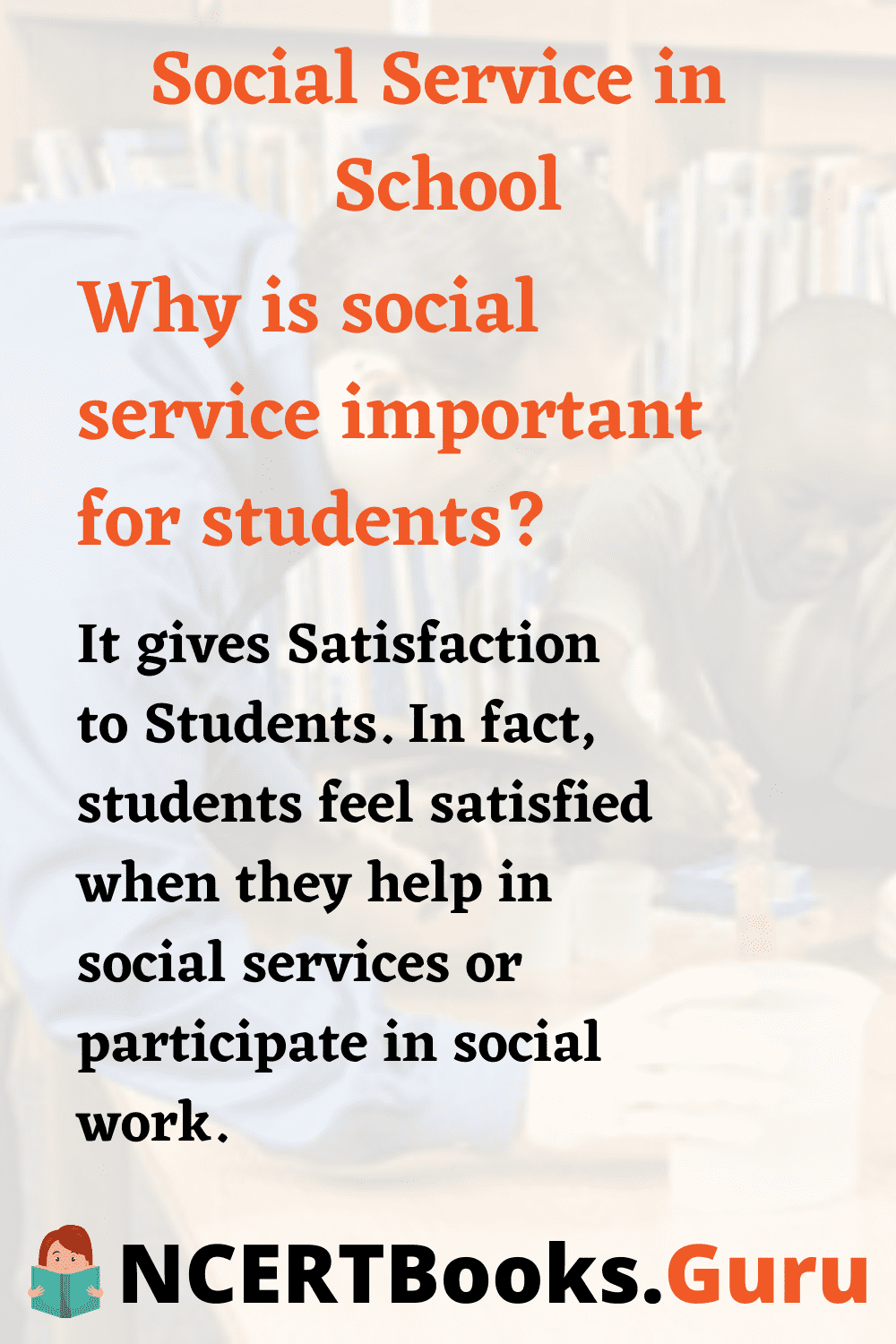 essay on social service in school