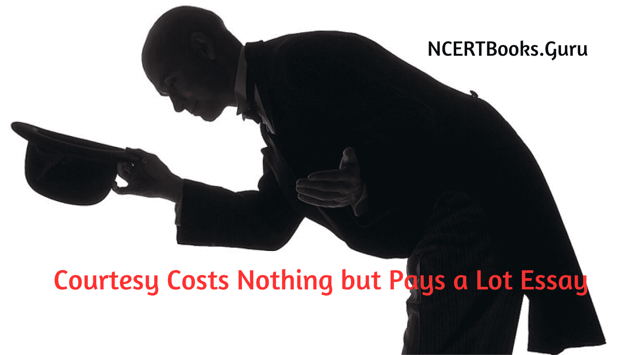 Courtesy Costs Nothing but Pays a Lot Essay