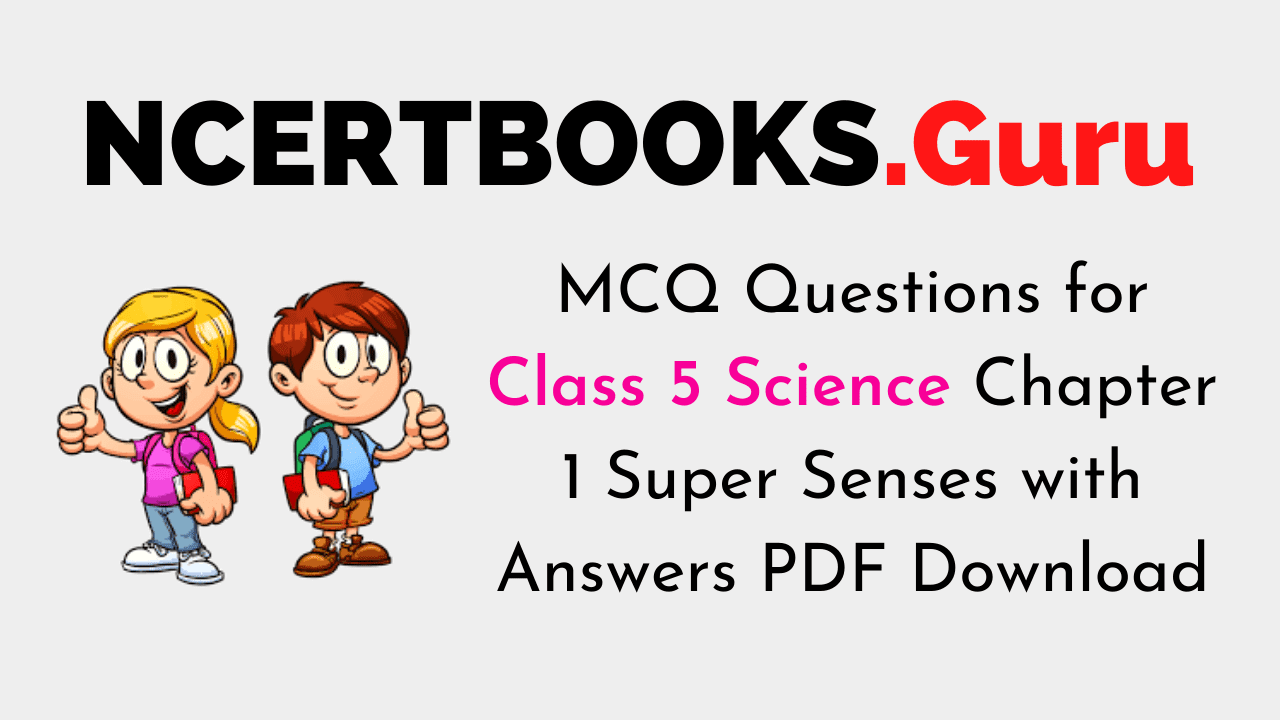 MCQ Questions for Class 5 Science Chapter 1 Super Senses with Answers PDF Download
