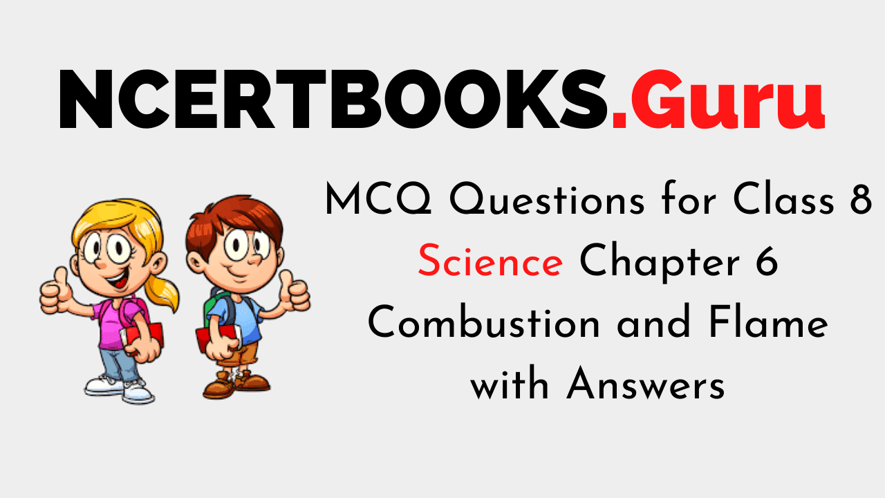 MCQ Questions for Class 8 Science Chapter 6 Combustion and Flame with Answers
