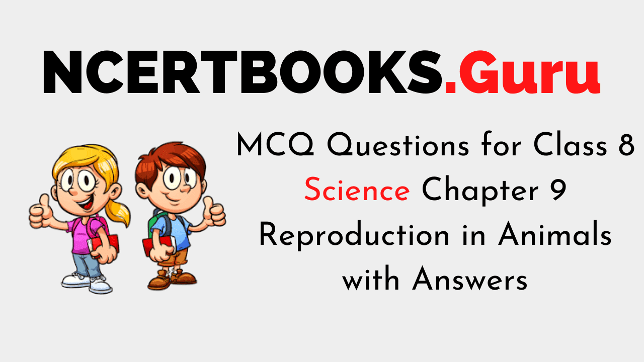 MCQ Questions for Class 8 Science Chapter 9 Reproduction in Animals with Answers