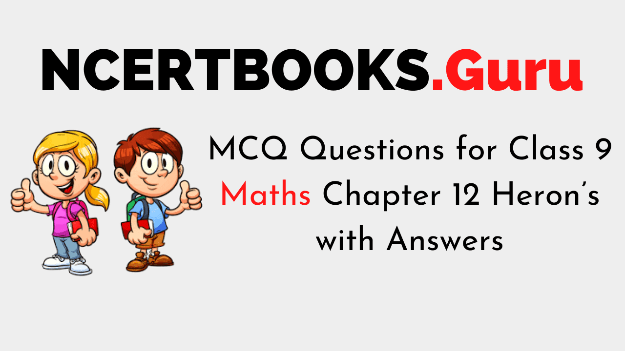 MCQ Questions for Class 9 Maths Chapter 12 Heron’s with Answers