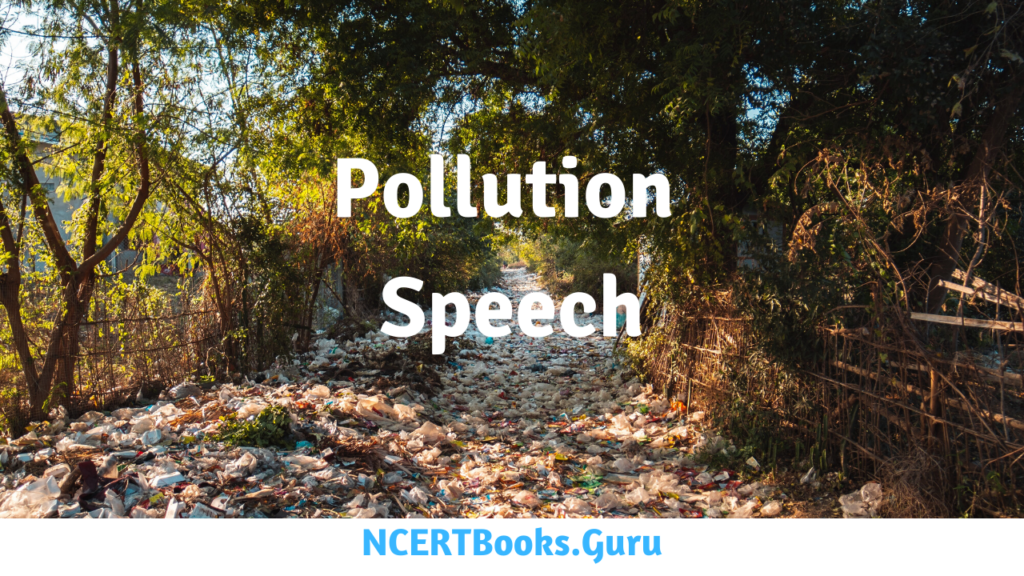 speech on land pollution