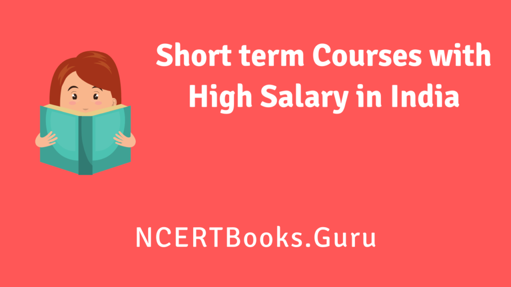 Short Term Courses With High Salary in India