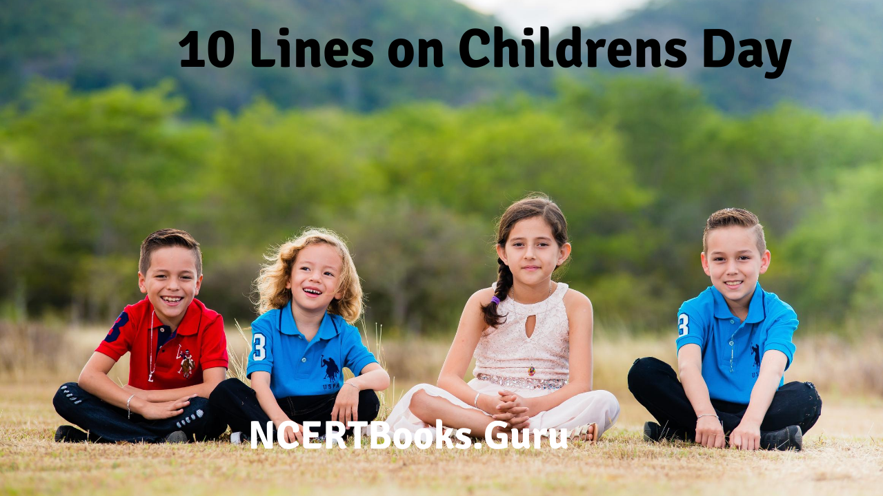 10 Lines on Childrens Day
