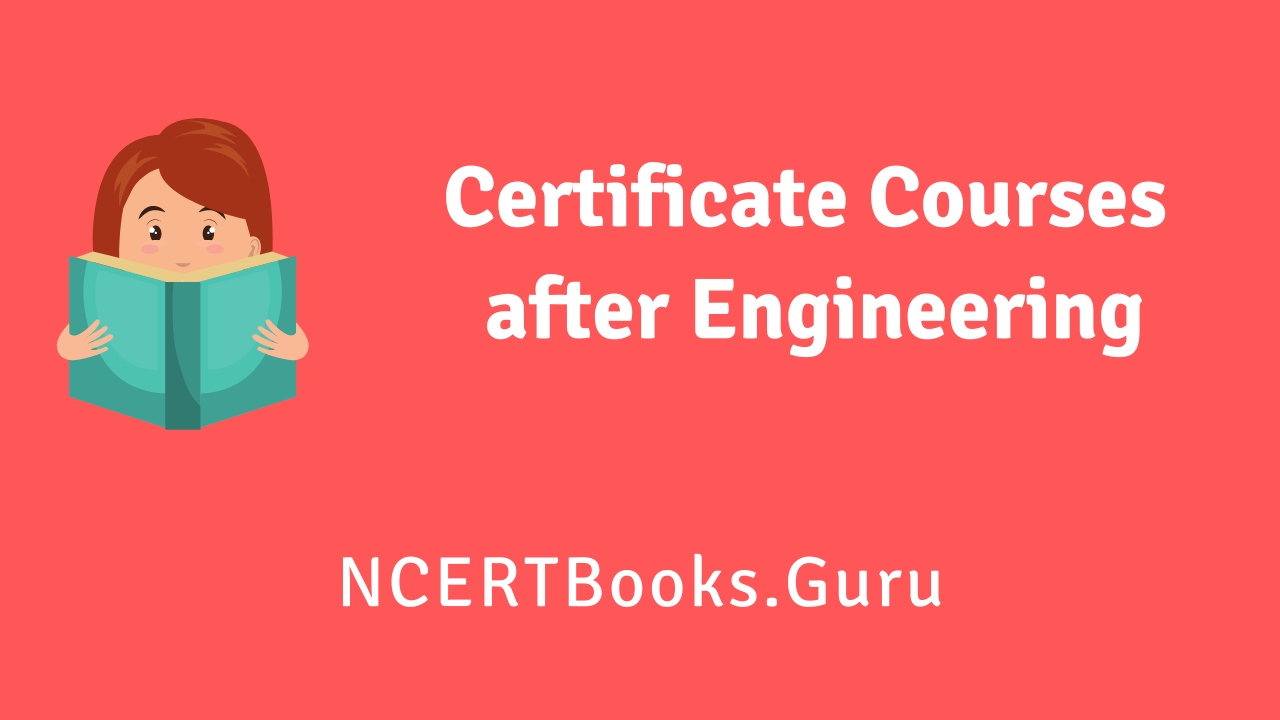 Certificate Courses after Engineering