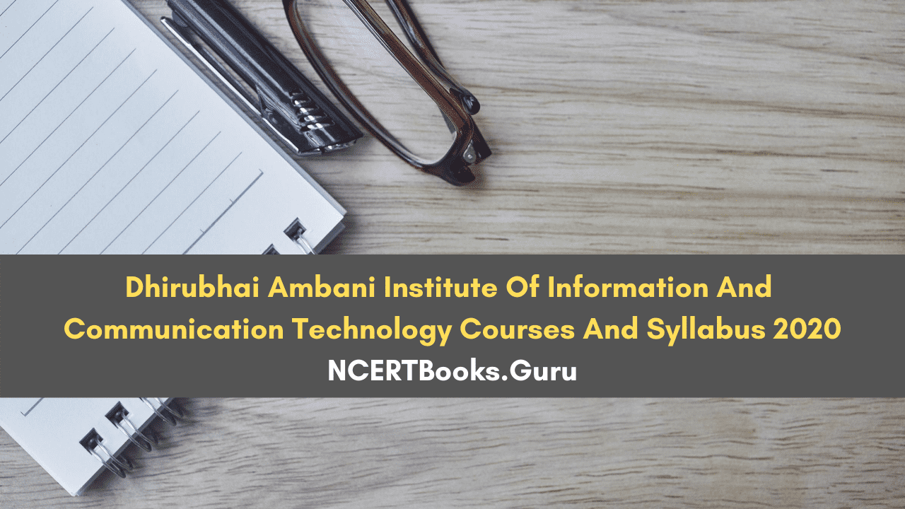 DAIICT Courses and Syllabus