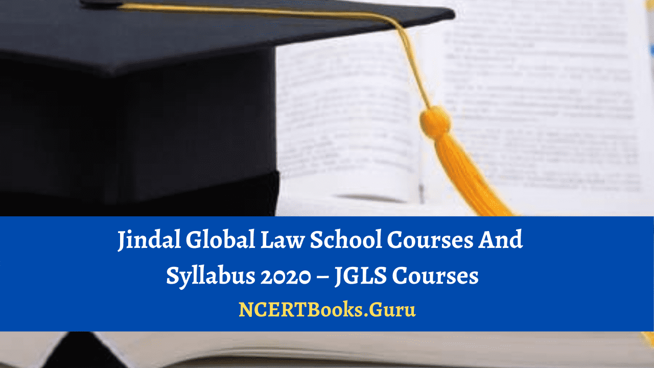 Jindal Global Law School Courses And Syllabus
