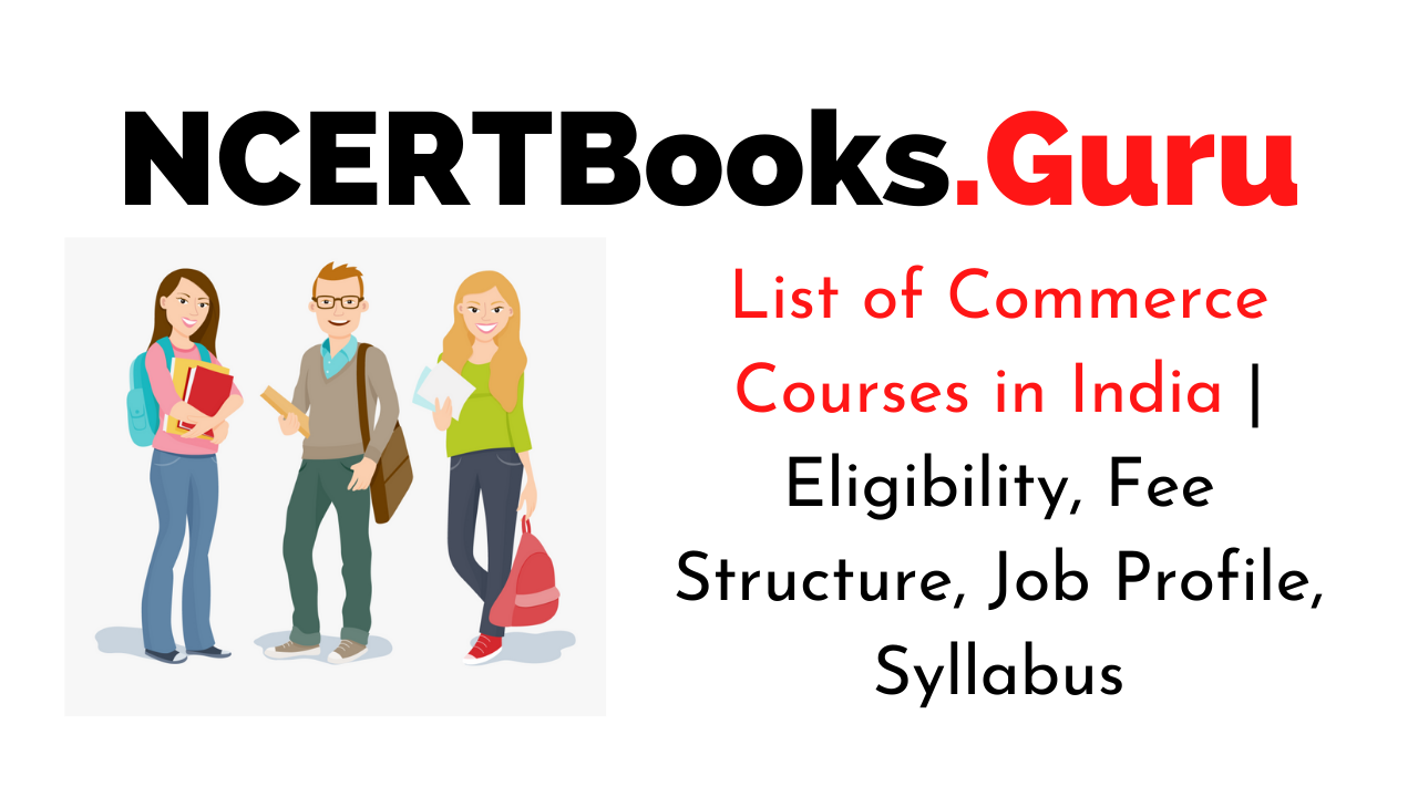 List of Commerce Courses in India
