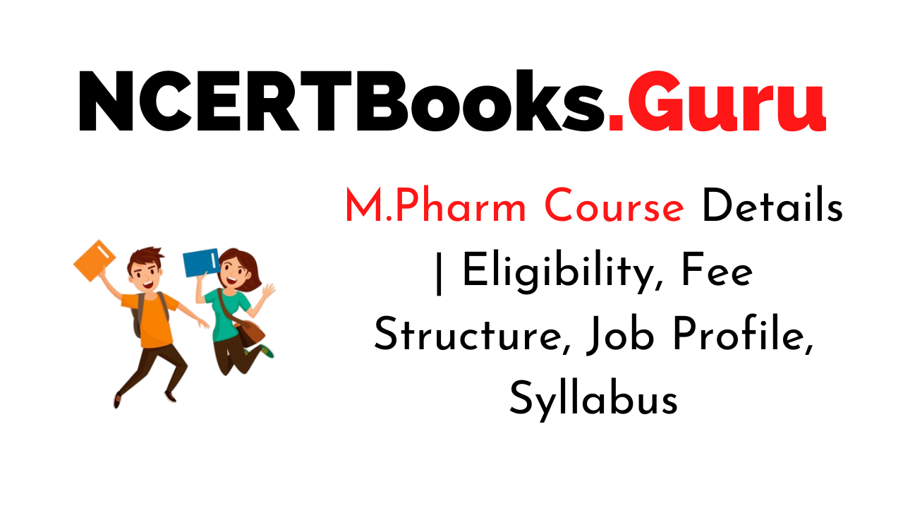 M.Pharm Course Details