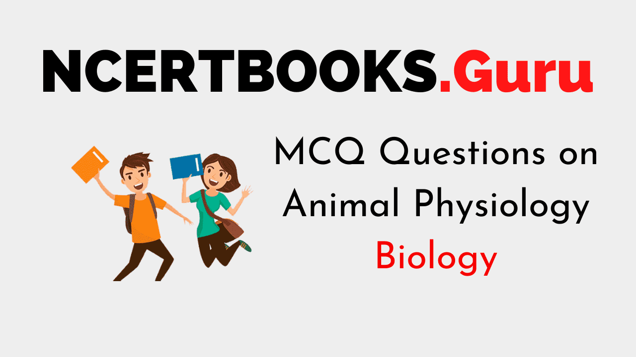 MCQ Questions on Animal Physiology - NCERT Books MCQ Questions on Animal Physiology - NCERT Books