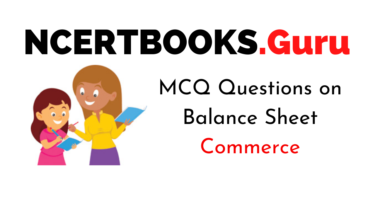 MCQ Questions on Balance Sheet