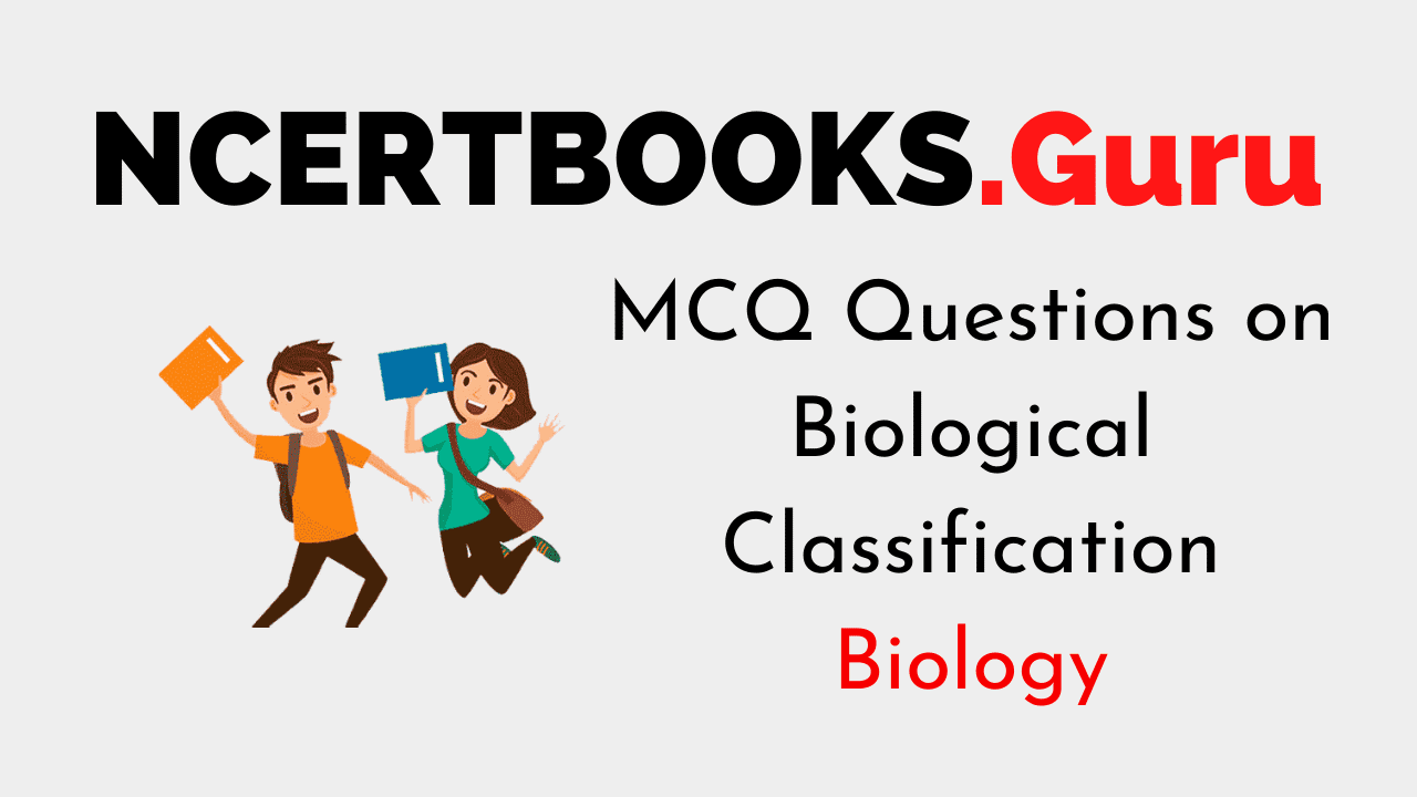 MCQ Questions on Biological Classification