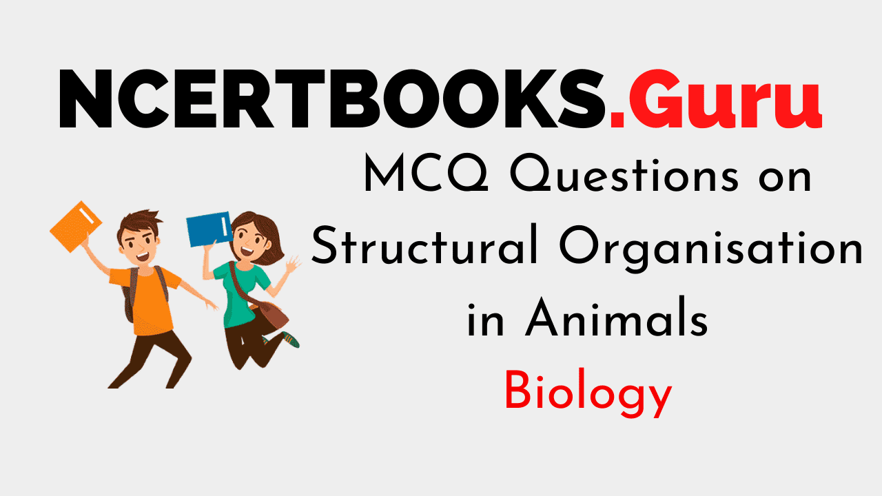 MCQ Questions on Structural Organisation in Animals