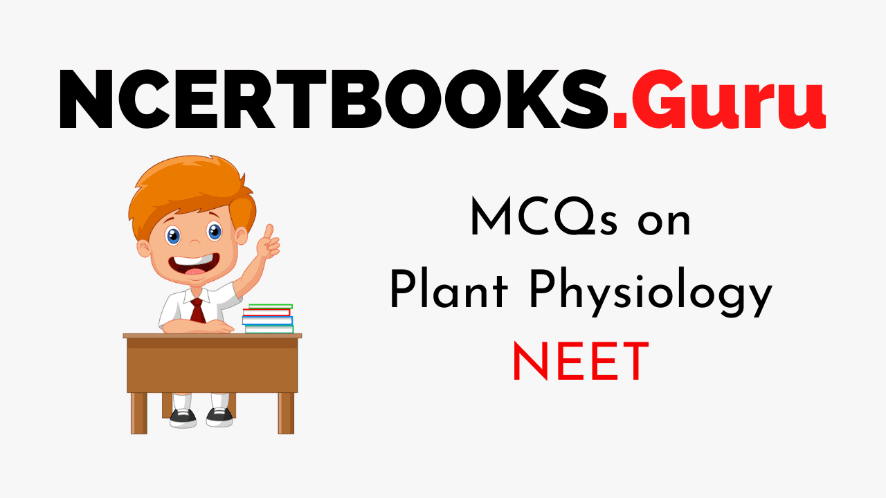 MCQs on Plant Physiology - NCERT Books